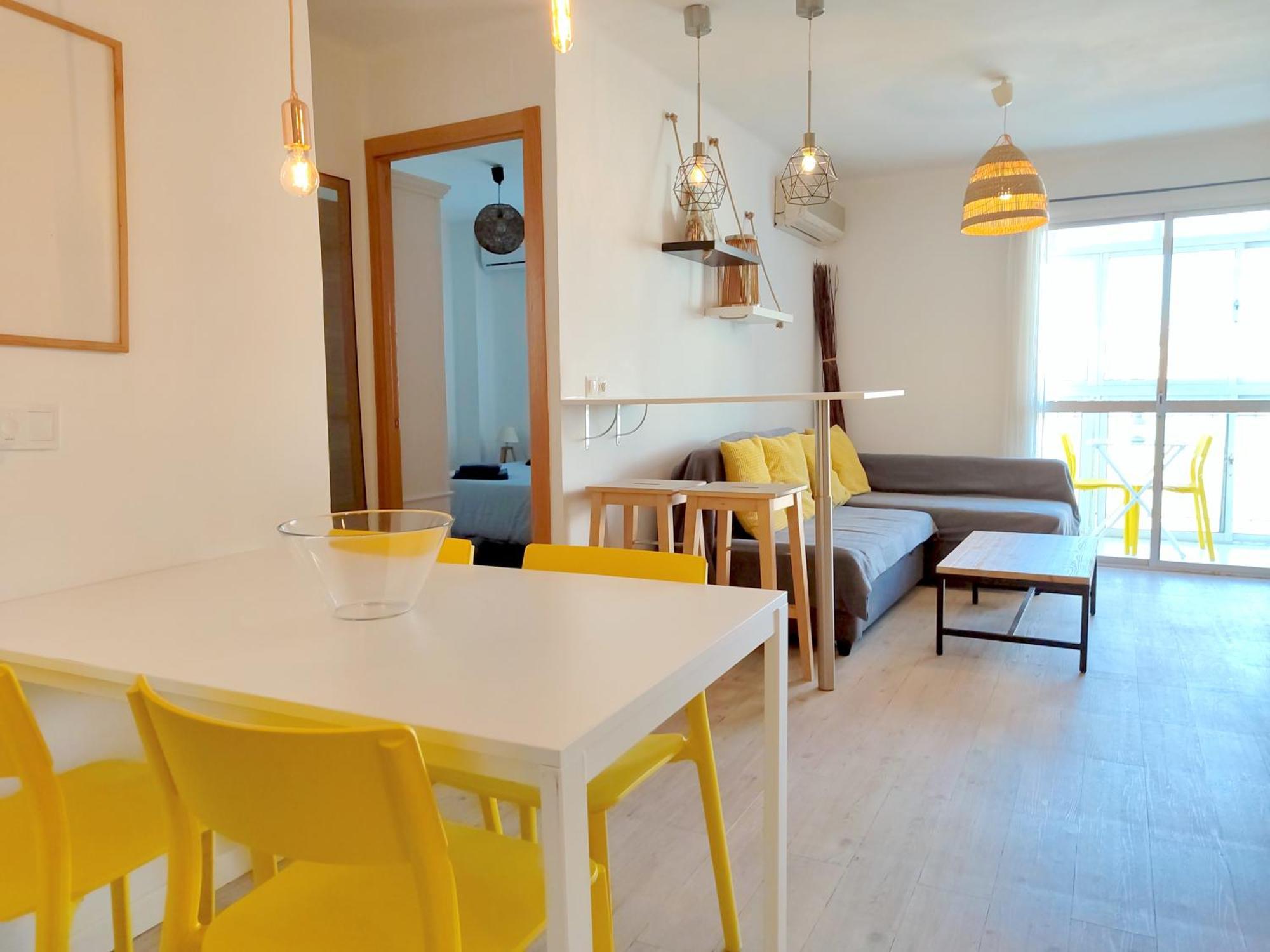 Diseno Y Relax Apartamento De Dos Habitaciones Cerca De La Playa Malaga Luaran gambar